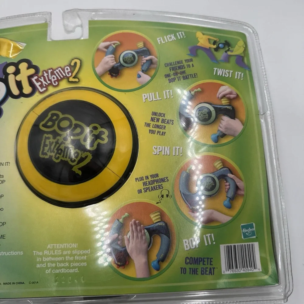 2002 Hasbro Bop It Extreme 2 Electronic Game 40940 NEW SEALED NOS Vintage Y2K